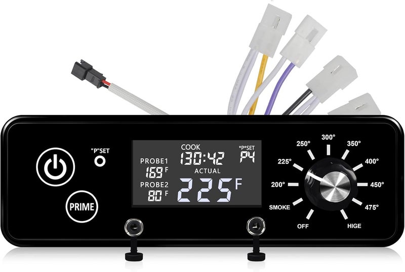 REEPLAR AC03P9 PB1100PS1 Control Board, Compatible with Pit Boss 1100PS1, PB820, Pro 1100, 550 Navigator, PB440D2, PB1150G, PB850G and PB550G Wood Pellet Grill/Smoker, Control Panel with LCD Display - Image 1